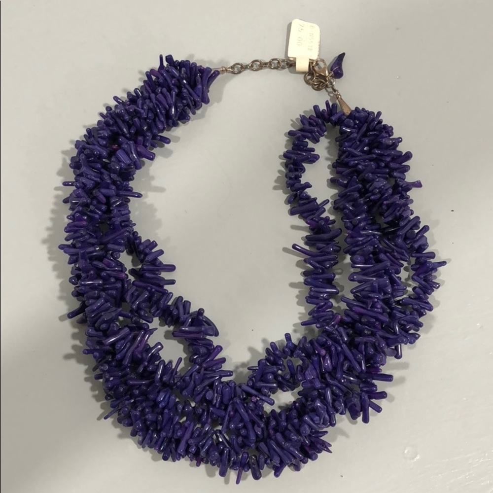 Purple necklace